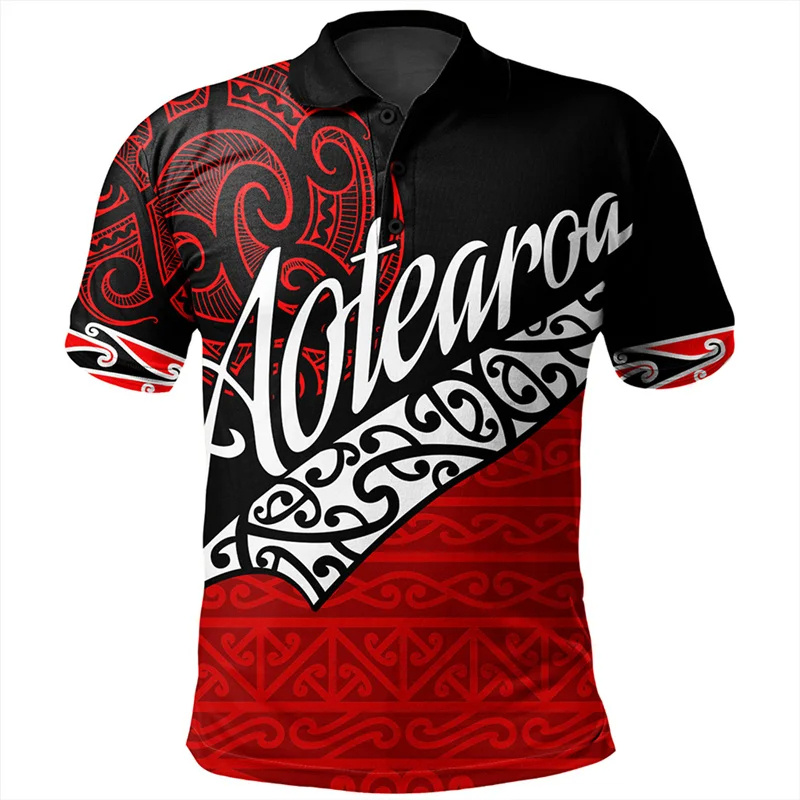 Vintage Fashion Nz - Nieuw-Zeeland Nz Vlag Maori Patronen Rugby