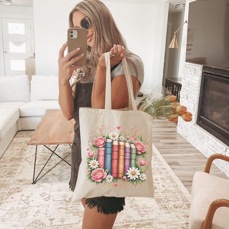Vintage Fashion Coloring Book - Vintage sprookjeskleurenboek bloemen canvas tas liefde