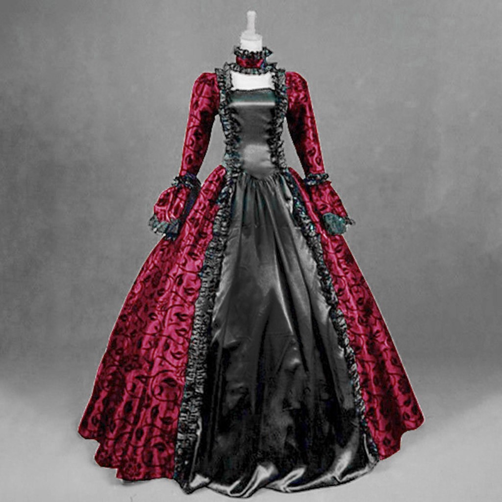 Vintage Fashion Dresses - Vrouwen Vintage Prachtige Jurk Gothic Retro