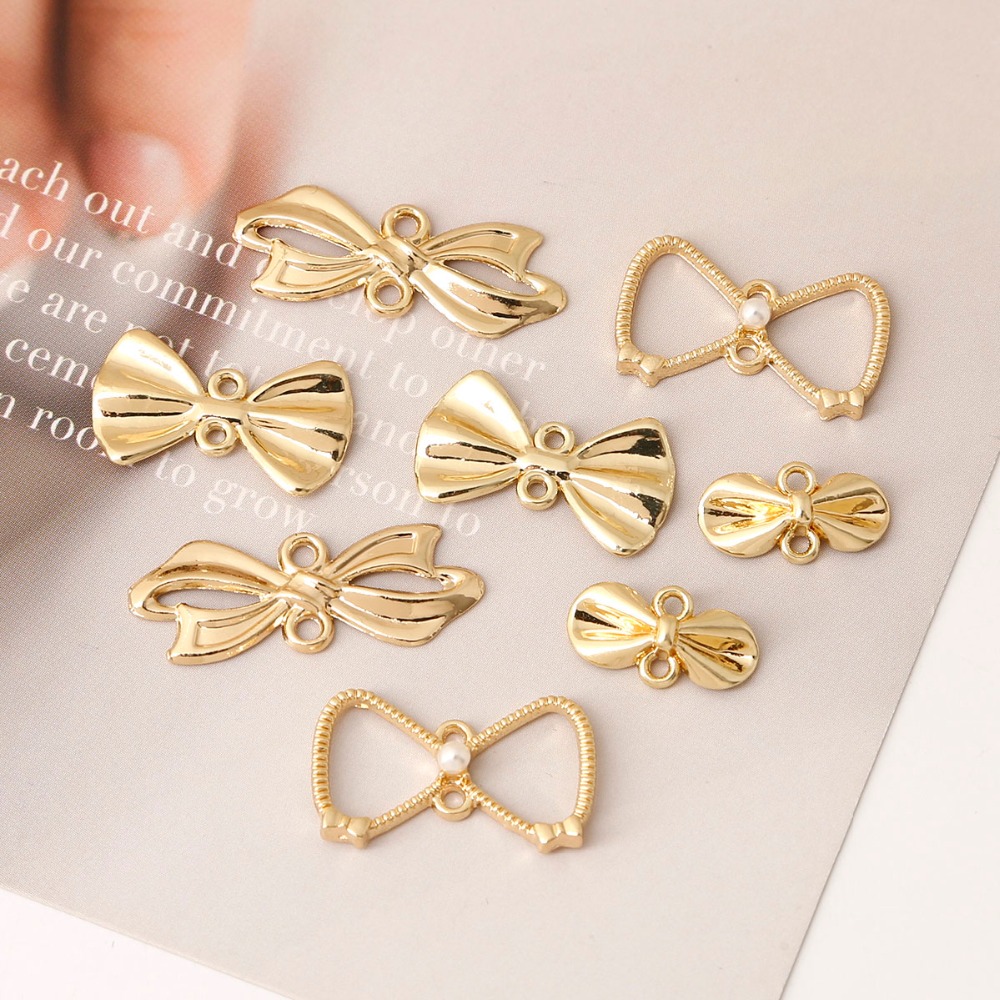 Vintage Fashion Nz - Vintage Antieke Gouden Boog Charms Hanger