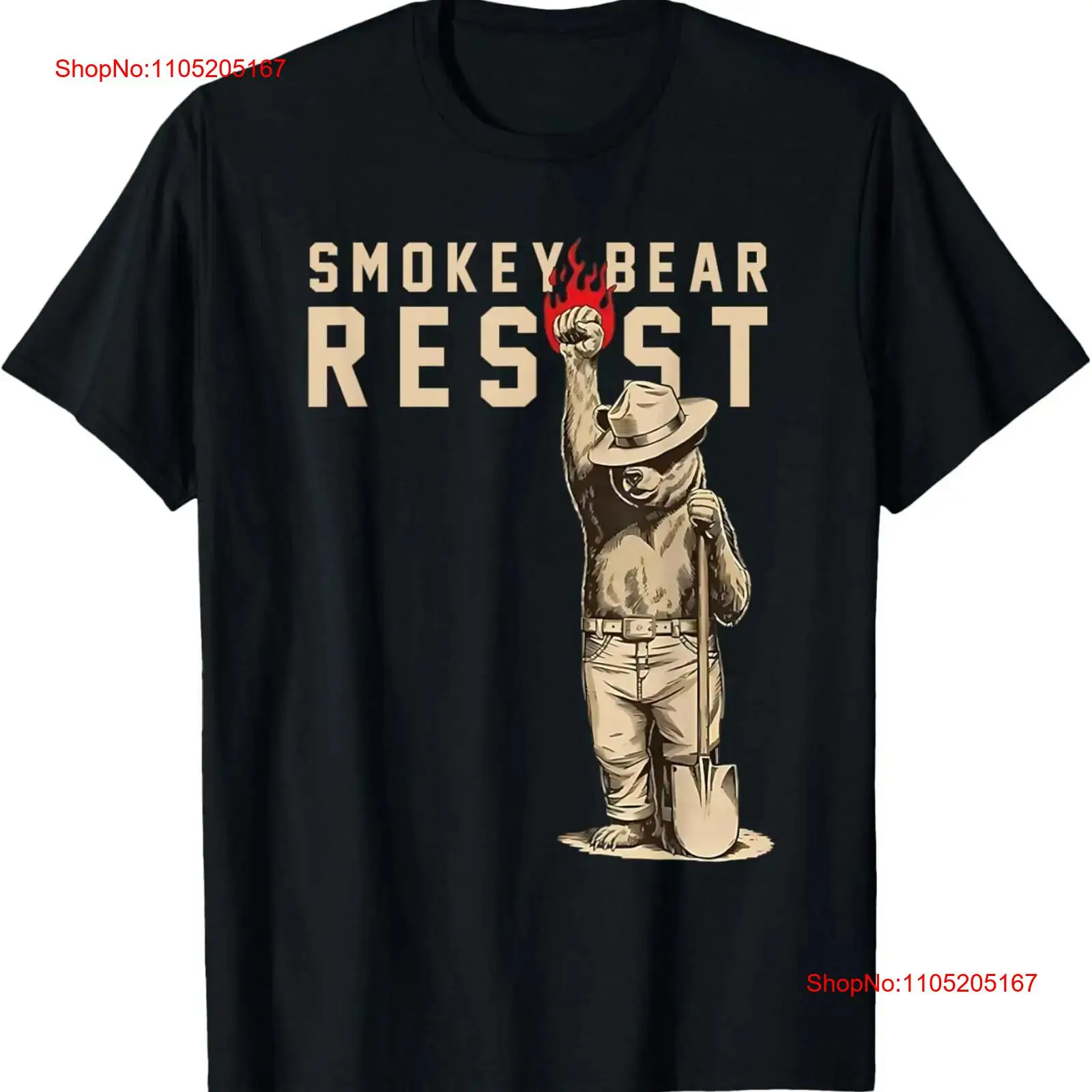 Vintage Vibes Fashion - Smokey Bear Resist Statement Retro Forest