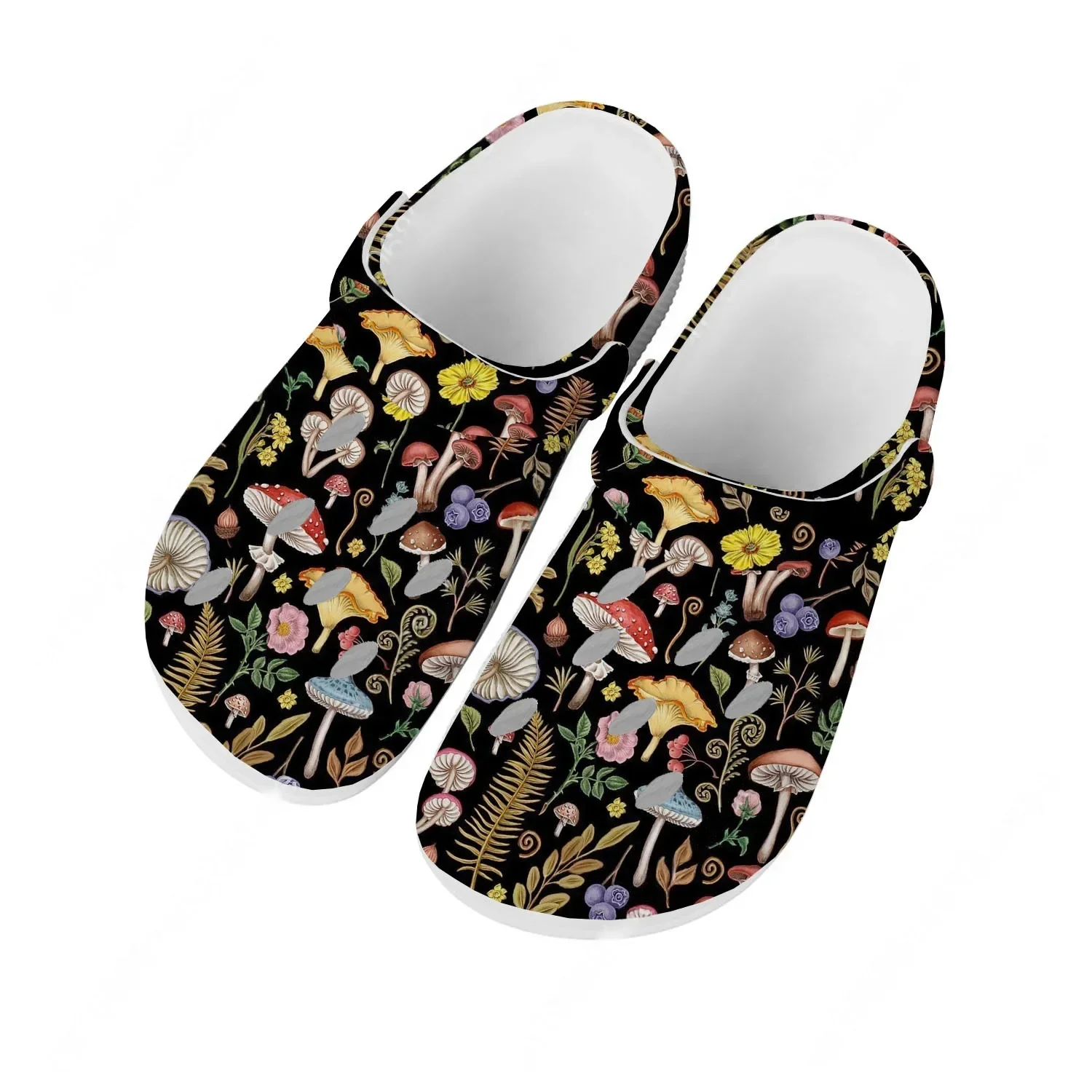 Vintage Fashion Prints - Mushroom Vintage Sandalen Heren Dames Tiener