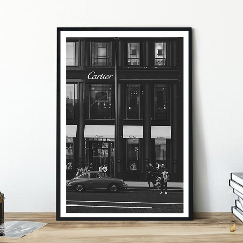 Europese straat canvas schilde - Vintage Vogue Fashion Poster recensie en prijs
