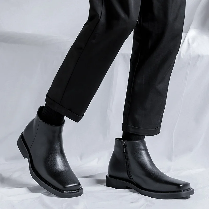 Zwart Nieuwe Mode Mannen Casua - Vintage Fashion Style Men recensie en prijs