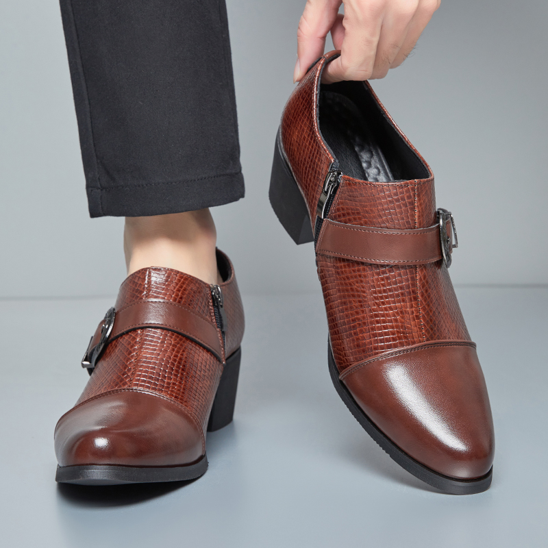 Vintage stijl leren herenschoe - Vintage Fashion Style Men recensie en prijs