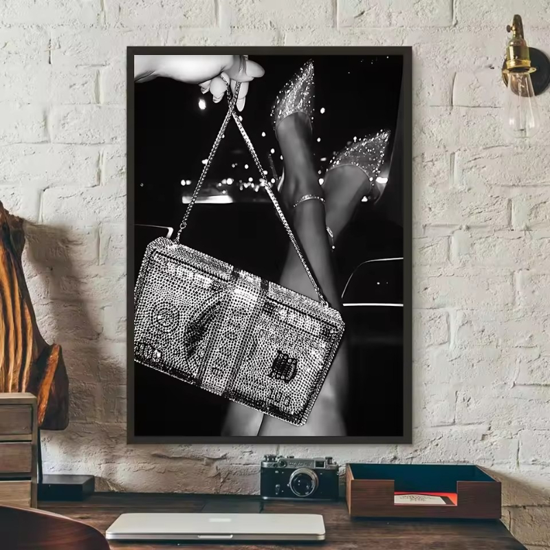 Zwart-wit Mode Vintage Fotogra - Vintage Vogue Fashion Poster recensie en prijs
