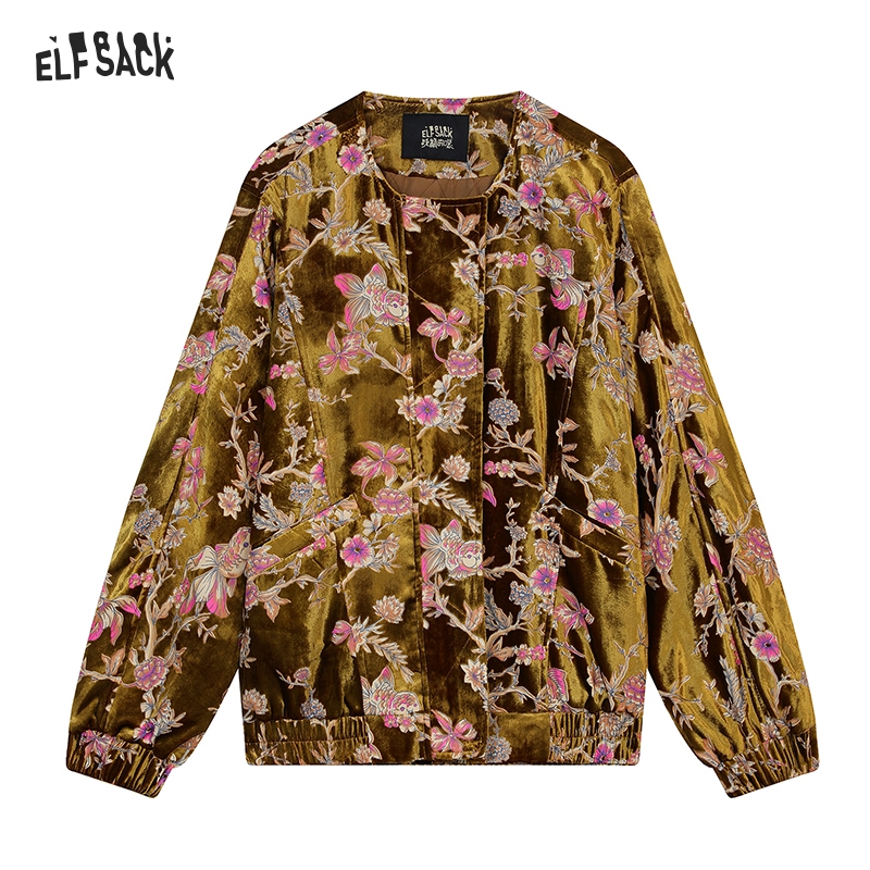 ELFSACK goudkleurig fluwelen j - Velvet Blazer Vintage recensie en prijs