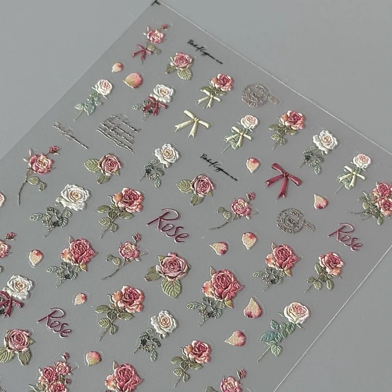 5 stks Ins Retro Rose Sticker  - Vintage Fashion Magazine recensie en prijs