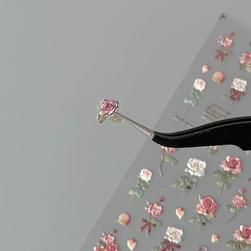 5 stks Ins Retro Rose Sticker  - Vintage Fashion Magazine recensie en prijs
