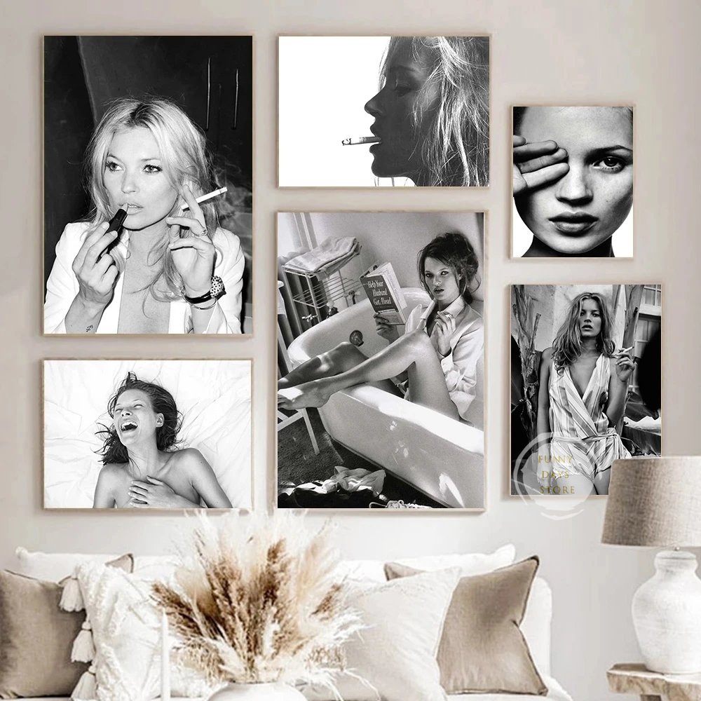 Vintage Sexy Supermodel Kate M - Vintage Vogue Fashion Poster recensie en prijs