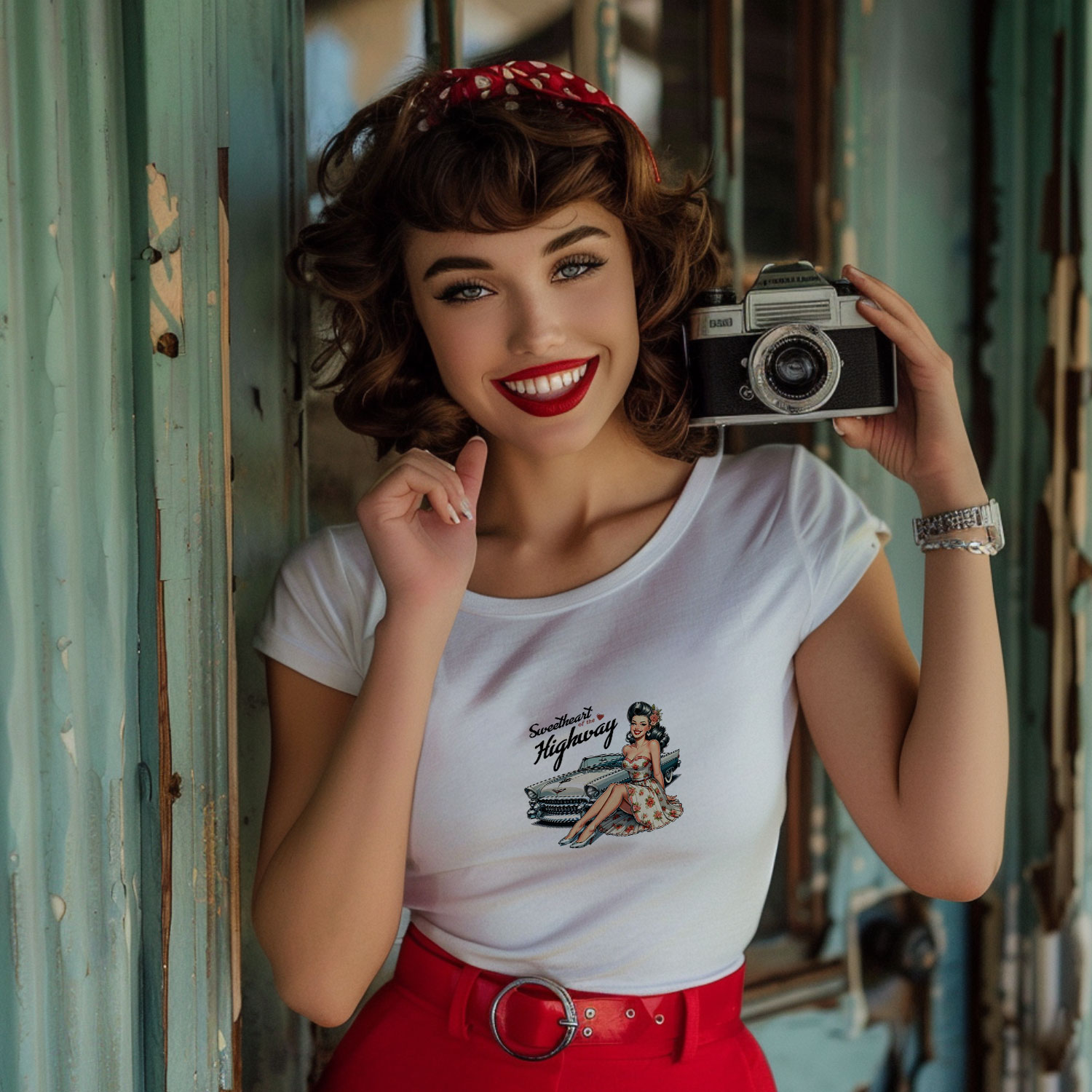 Vintage opstrijkbare sticker R - Vintage Fashion Magazine recensie en prijs