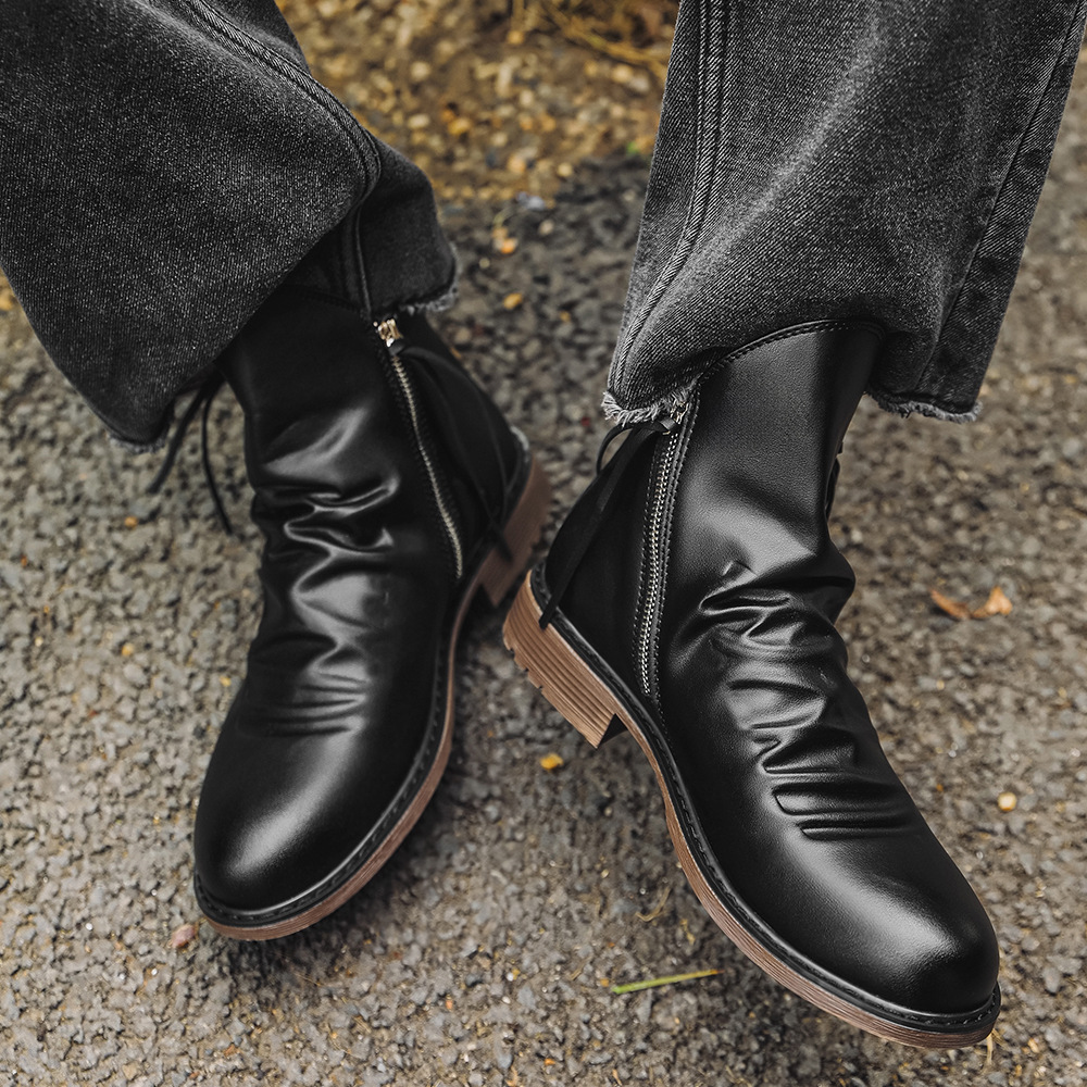 2026 Heren Echt Leder Vintage  - Vintage Fashion Style Men recensie en prijs