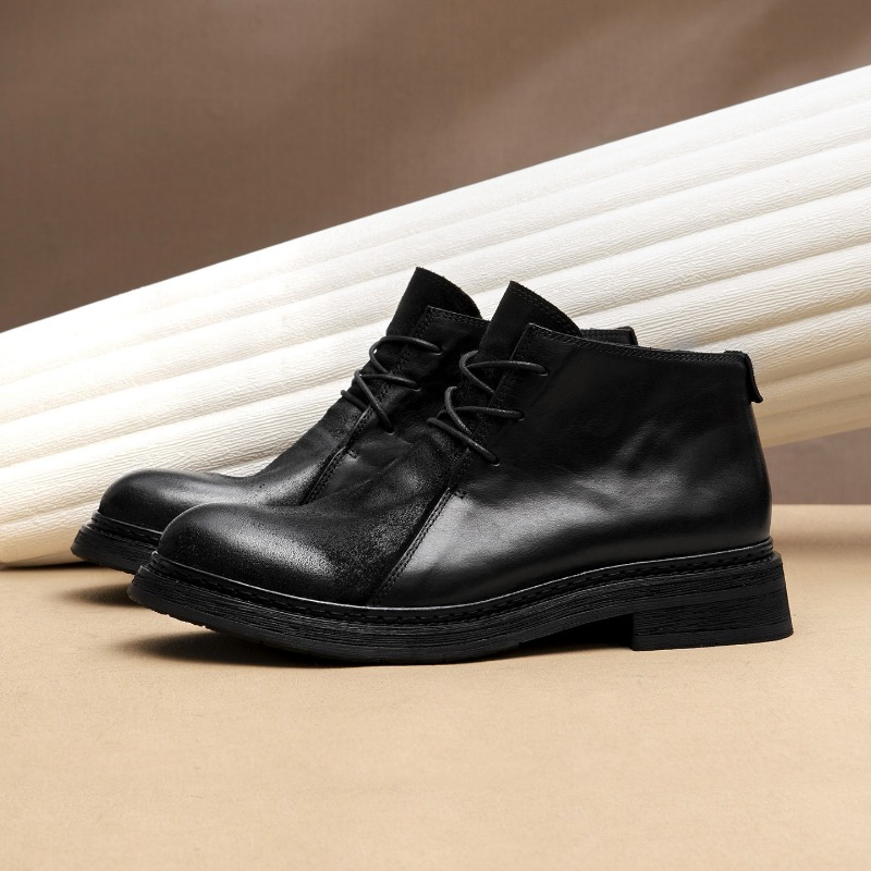 Vintage heren lederen laarzen  - Vintage Fashion Style Men recensie en prijs