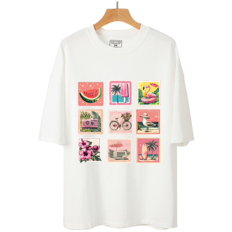 7 cm roze retro stempel warmte - Vintage Fashion Magazine recensie en prijs
