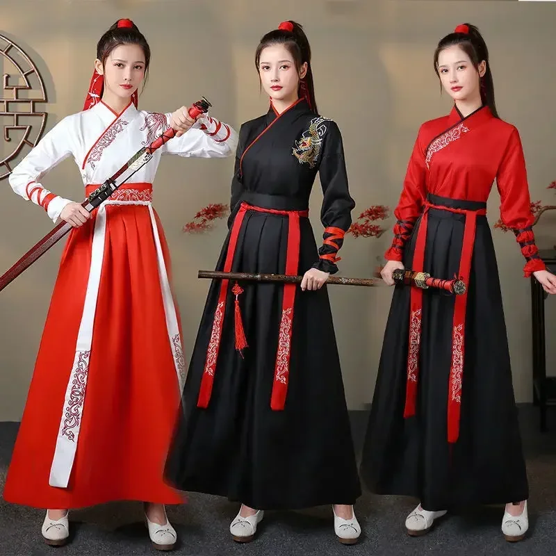Moderne Hanfu Vrouwen Top Rok  - Vintage Fashion Style Men recensie en prijs