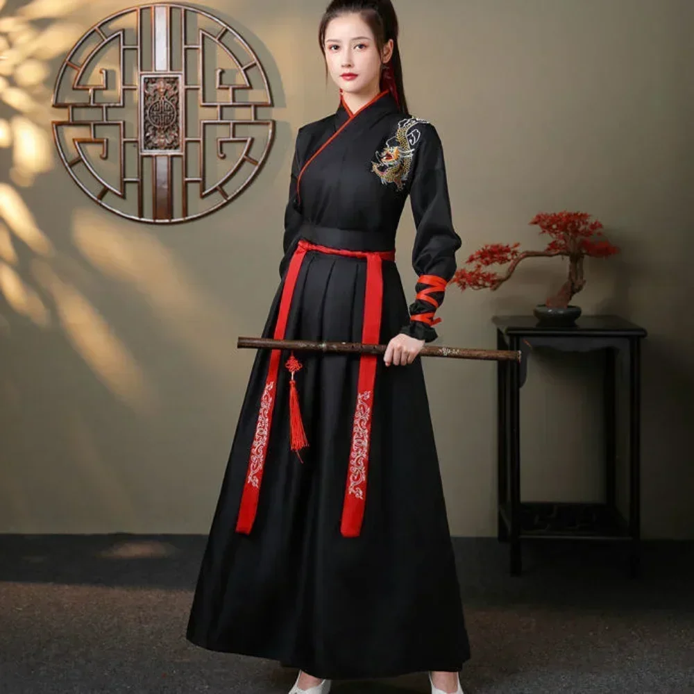 Moderne Hanfu Vrouwen Top Rok  - Vintage Fashion Style Men recensie en prijs