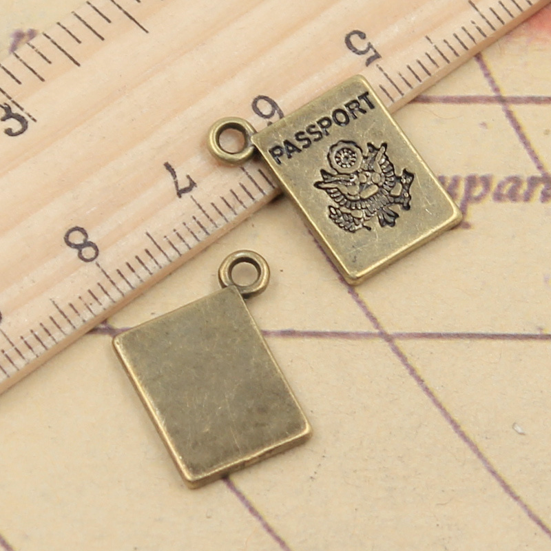 10Pcs Charms Boek Paspoort 18X - Vintage Fashion Coloring Book recensie en prijs