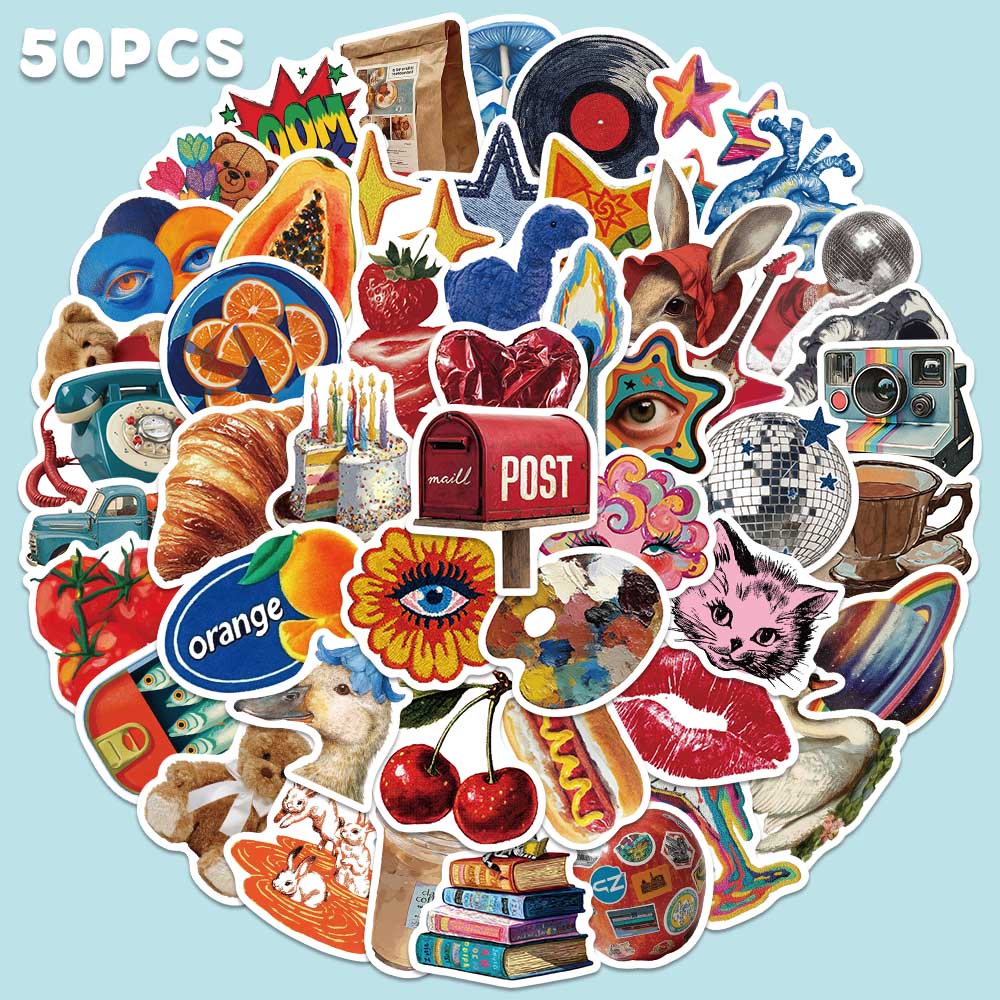 50 stks Vintage Y2K Sticker Mo - Vintage Fashion Magazine recensie en prijs