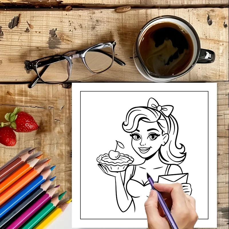Vintage model kleurboek voor v - Vintage Fashion Coloring Book recensie en prijs