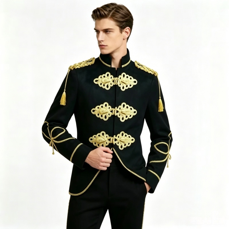Fluwelen herenjas met gouden t - Velvet Blazer Vintage recensie en prijs