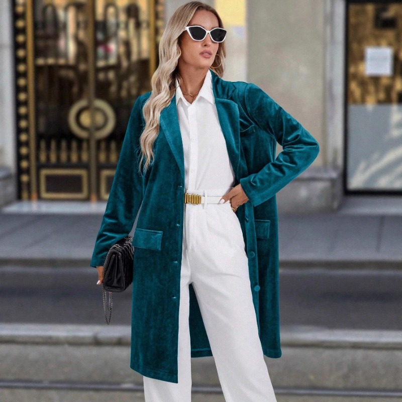 Luxe vintage fluwelen trenchco - Velvet Blazer Vintage recensie en prijs