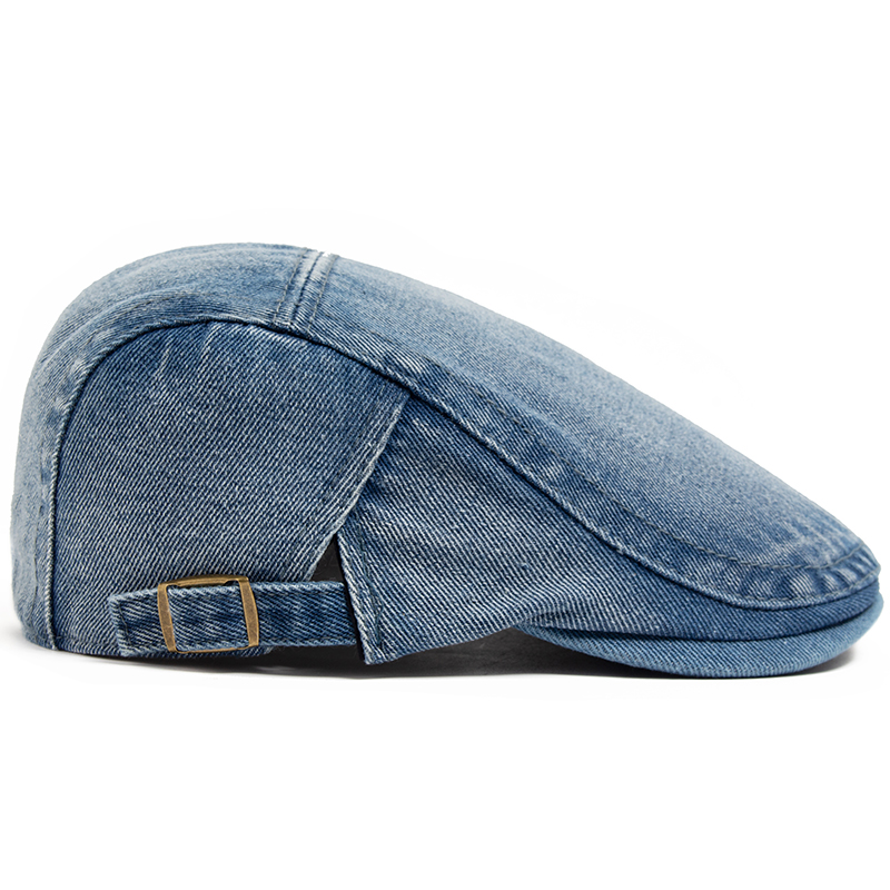 Nieuwe Denim Katoenen Baret He - Vintage Fashion Nz recensie en prijs