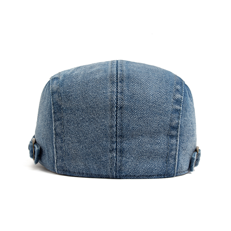 Nieuwe Denim Katoenen Baret He - Vintage Fashion Nz recensie en prijs